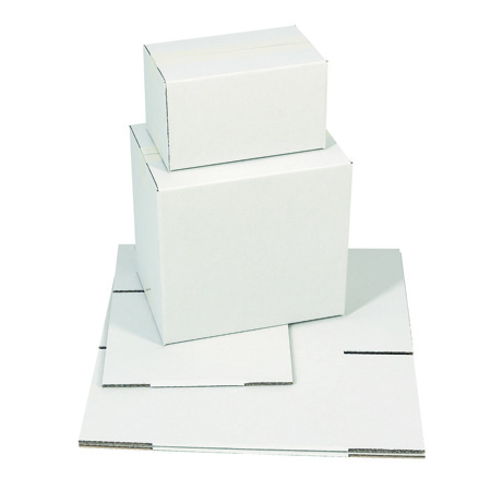 Caisses carton blanches